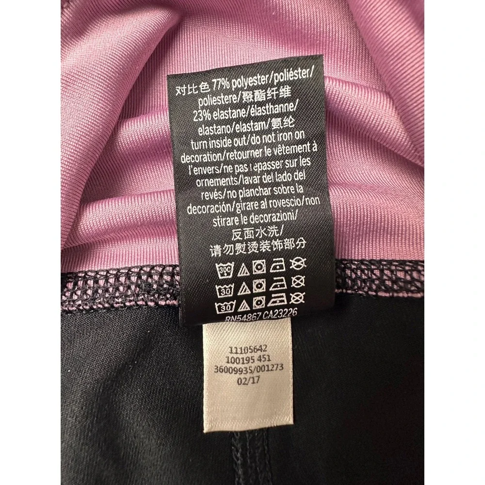 PINK Victoria's Secret Ultimate‎ Leggings XS Black Pink High Waist Activewear